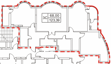 Трехкомнатная квартира 3С